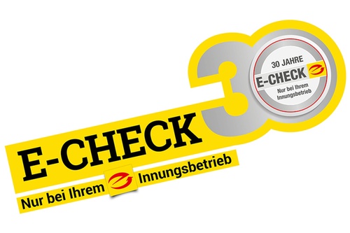 30-Jahre E-Check Plakette