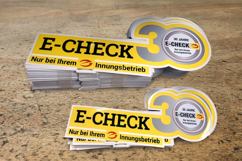 Titelbild zum News-Artikel 30 Jahre E-CHECK für mehr Sicherheit